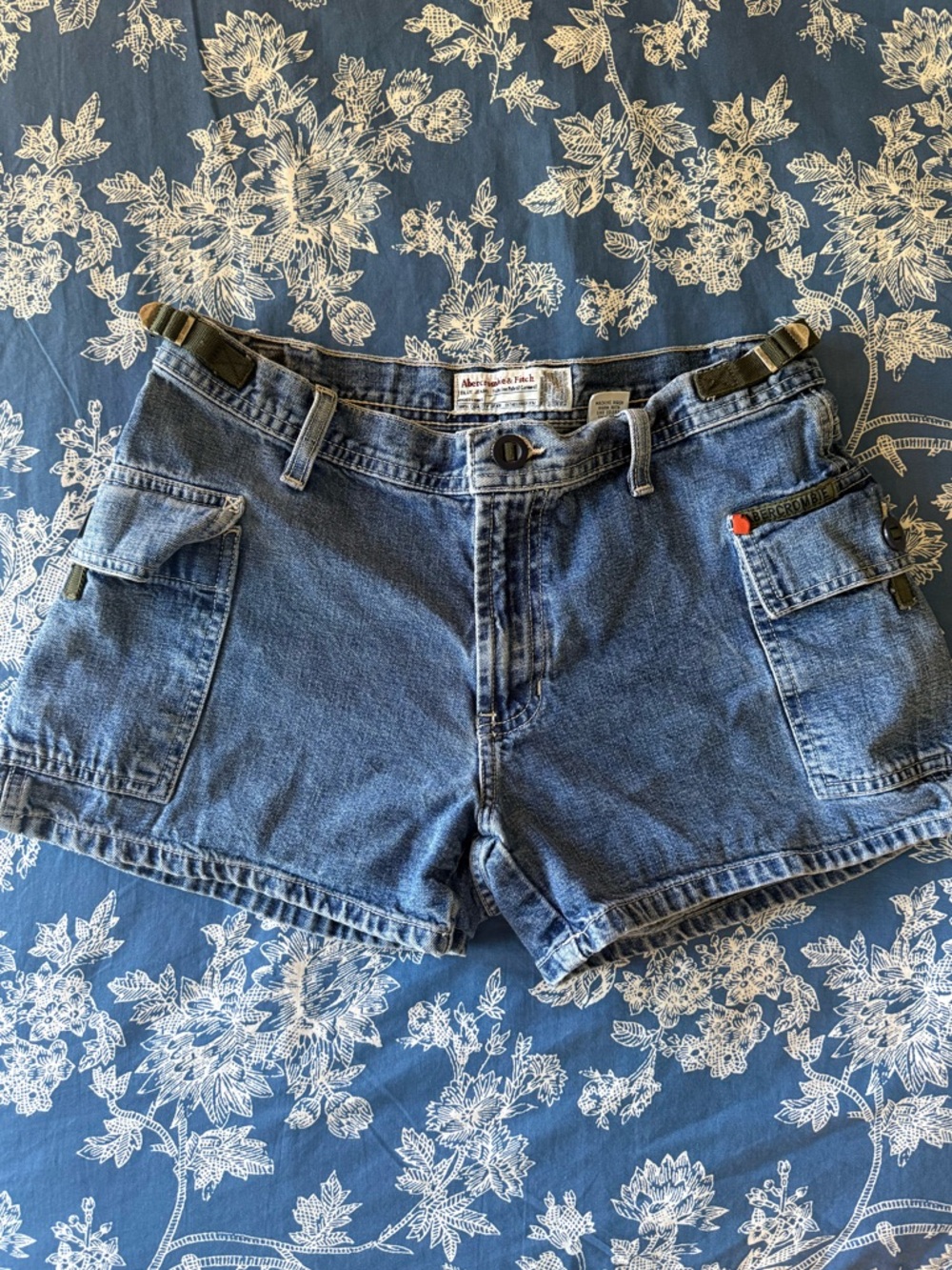 Vintage Abercrombie and Fitch Carpenter Denim Shorts
